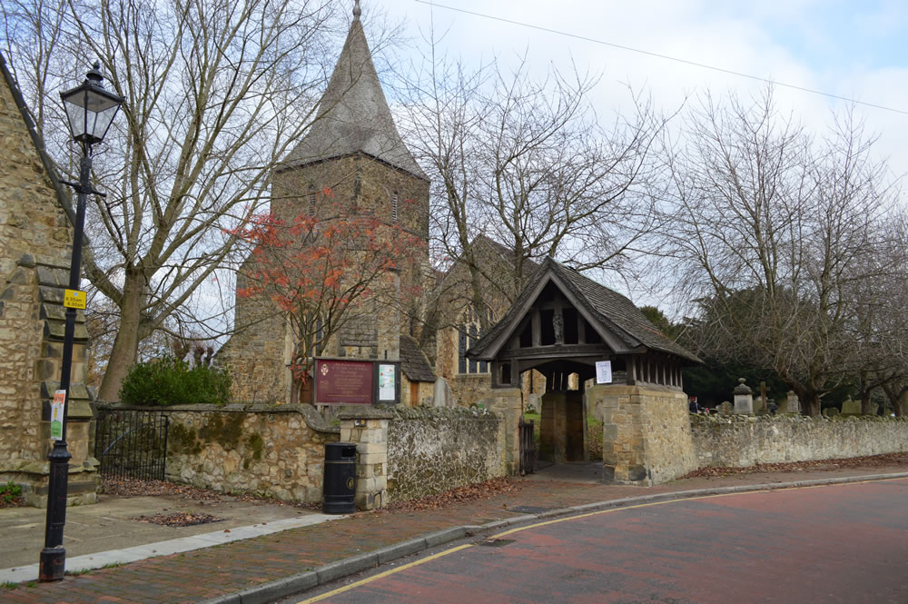 View of Edenbridge Church Kent